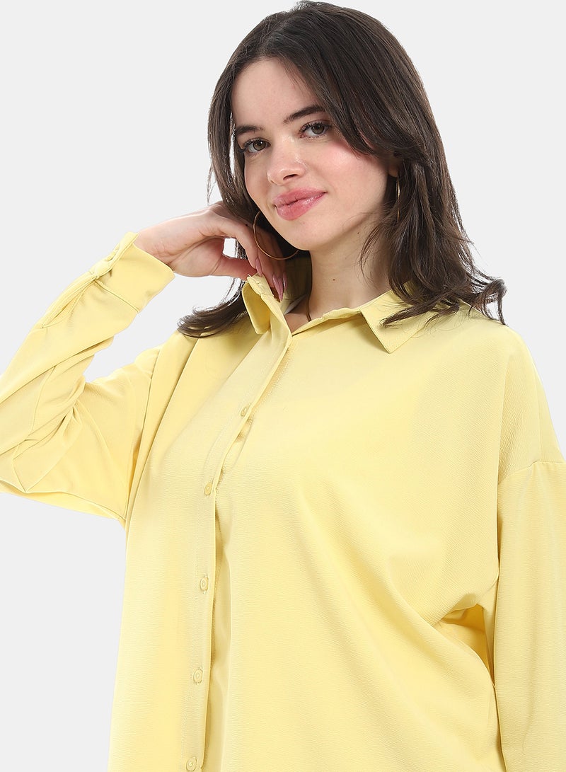Andora Casual Suit For Woman - Yellow - Image 5