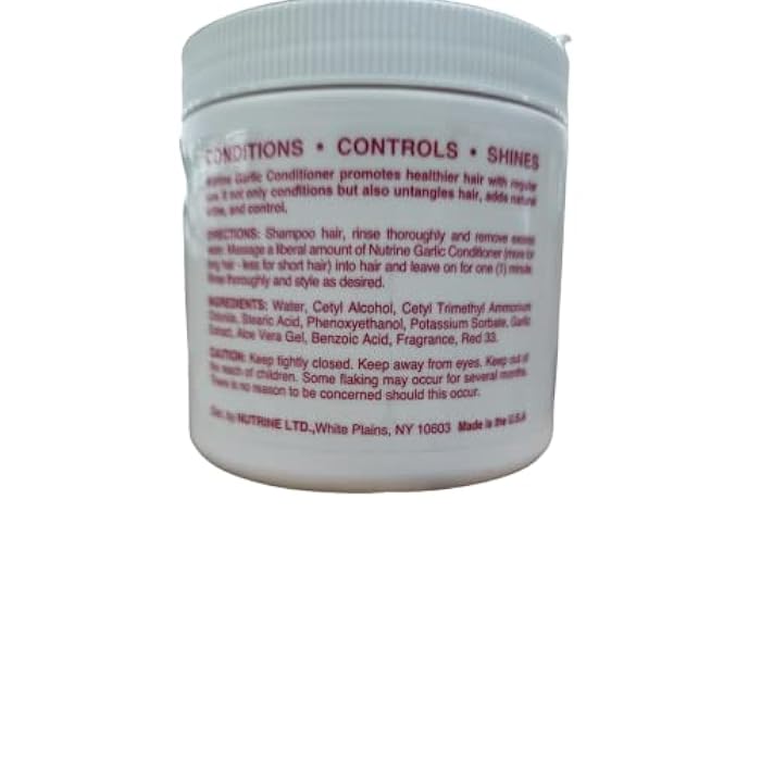 Nutrine Garlic Conditioner Jar, 16 Oz - Image 3