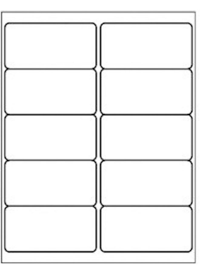 FungLam - 10 Up Shipping Address Labels 2 X 4 1000 Labels - Image 1