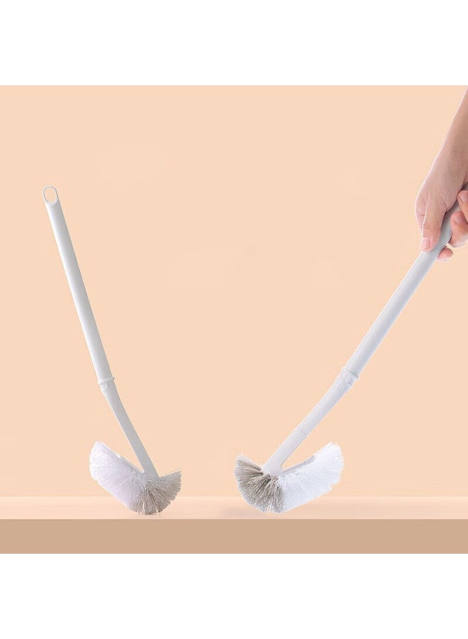 CHAHUA Camellia, Biejie Toilet Brush With Curved Head, Cleaning Hard Bristle Brush, Long-handled Bathroom Cleaning Tool, Toilet Brush - Image 5