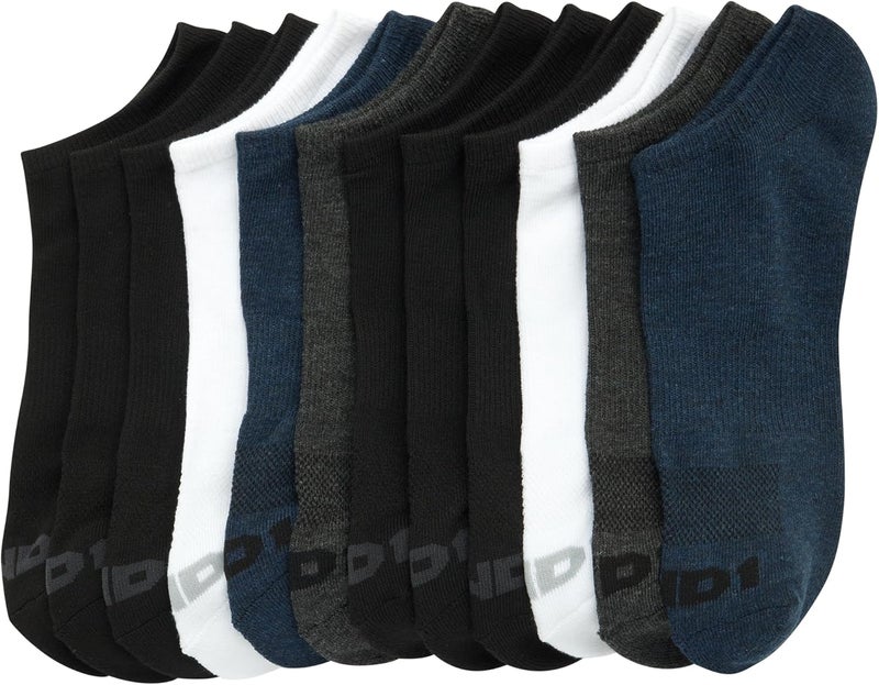 And1 Mens No Show Socks - 12 Pack Performance Stretch Athletic Compression Socks for Men - Sports Low Cut Socks (6-12.5) - Image 3