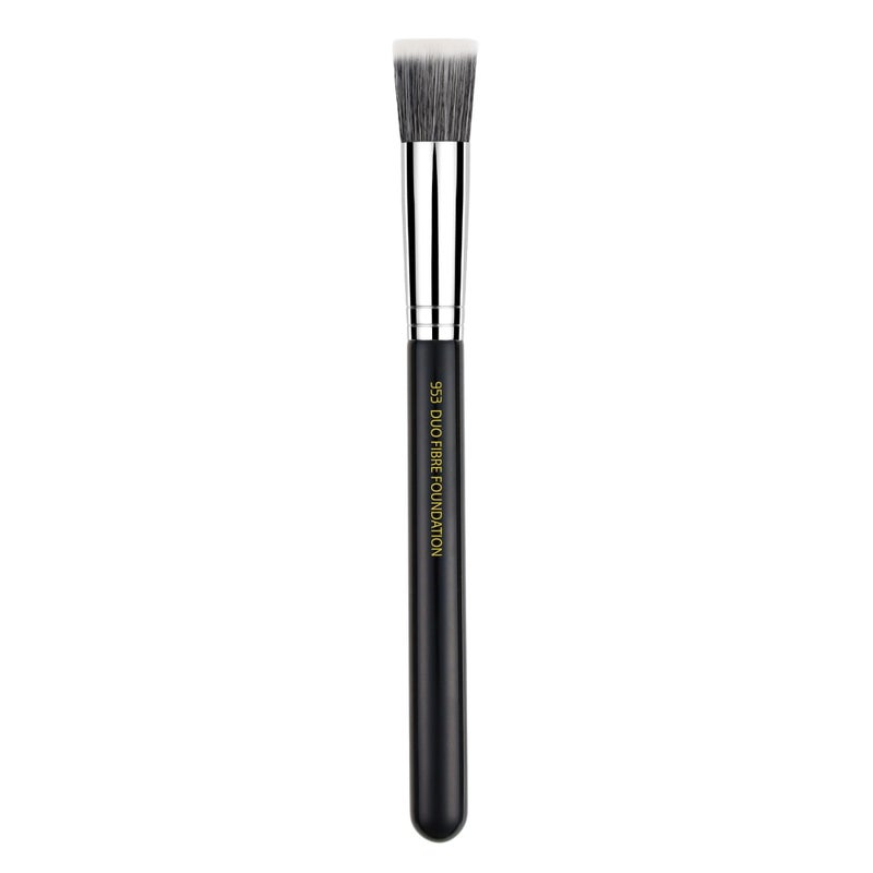 Bdellium Tools Professional Makeup Brush - Maestro Series 953 Duet Fiber Foundation - With Soft Synthetic Fibers, For Precise Application of Foundation (Black, 1pc) - Image 4