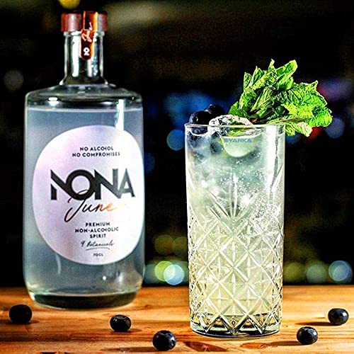 SYANKA Italian Premium Water and Juice Glasses Set of 4 Transparent, 300ml, Crystal Stylish Highball Glasses for Drinking Water, Juice and Cocktails - Image 5