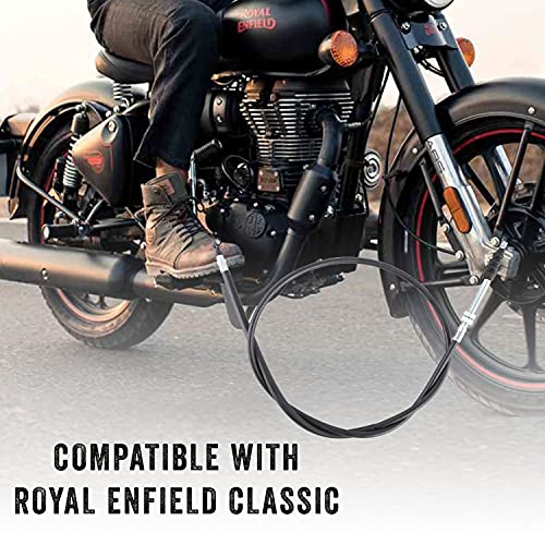 Topbird TBRE-628 Accelerator Throttle Handlebar Grip Cable Heavy Duty Speed Control Clutch Wire Improve Bike Performance Durable Compatible with Bullet Classic Motorcycle - Image 3