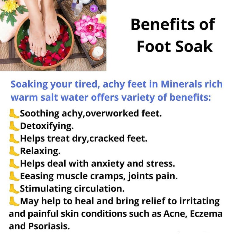 Nesa Lemon Milk Bath SaltFoot Soak Pack of 4  100g Each  Muscle Pain Relief Stress  Anxiety Relief  Dry Cracked Feet Care  Manicure and Pedicure  SelfCare  Relaxation  Detoxifying  Skin Cleansing and Moisturizing - Image 4