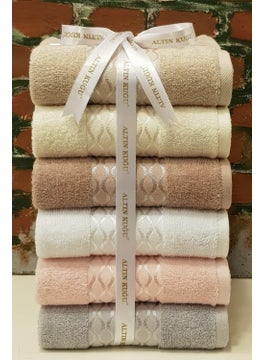 özdilek Elissa Towel 6 Different Colors Pieces  - Image 1