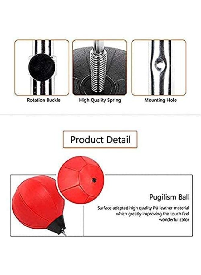 Sky Land Punching Bag with Stand, Boxing Bag for Kids and Amateur - Height Adjustable - Speed Bag - Great for MMA Training, Boxing Equipment, Workout Equipment, Stress Relief & Fitness EM-1846 - Image 5