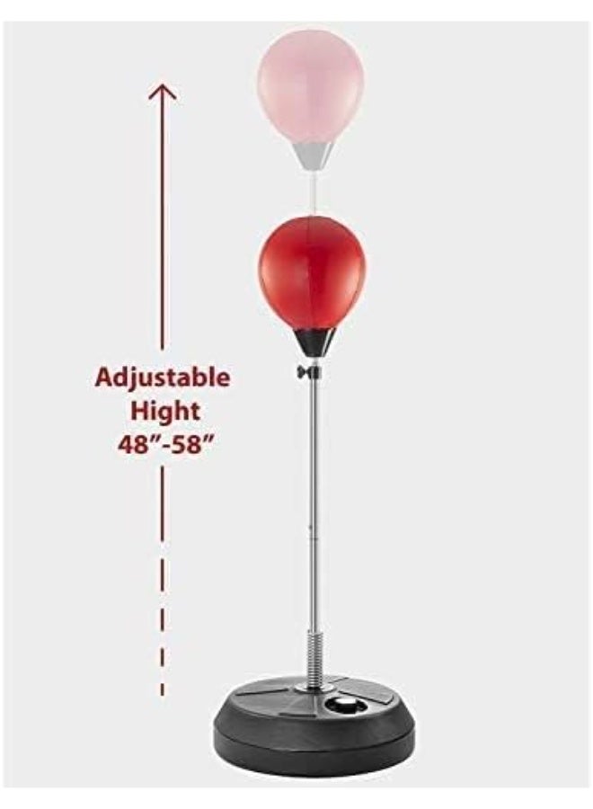 Sky Land Punching Bag with Stand, Boxing Bag for Kids and Amateur - Height Adjustable - Speed Bag - Great for MMA Training, Boxing Equipment, Workout Equipment, Stress Relief & Fitness EM-1846 - Image 3