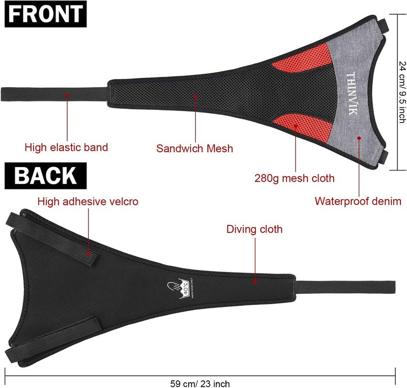 Thinvik 1-Pack/2-Pack Bike Frame Sweat Guard Sweat Absorbs Prevent Bicycle from Corrosion for Bicycle Trainer Indoor Cycling Training - Image 3