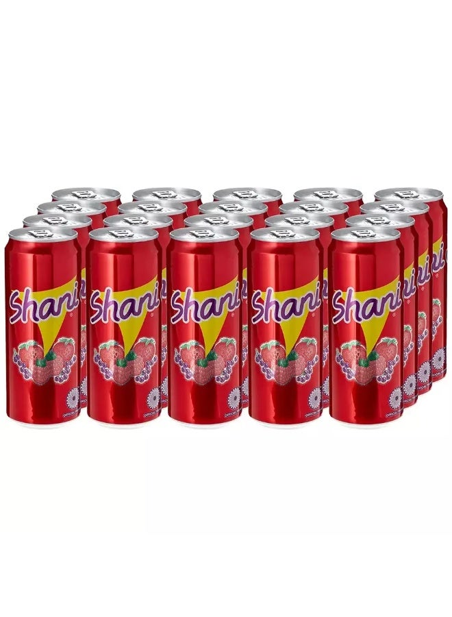 Shani مشروب شاني بنكهة الفاكهة علبة 24 × 330 مل - أحمر - Image 1