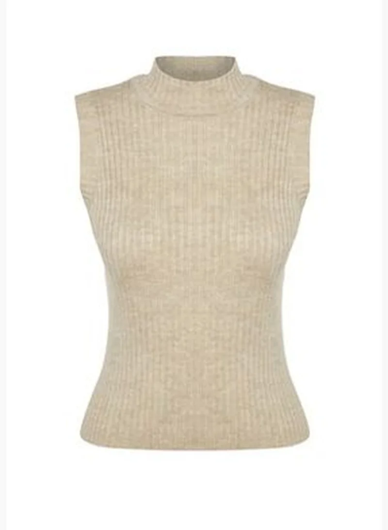 trendyol Stone Collar Knitwear Sweater TWOAW24SV00015