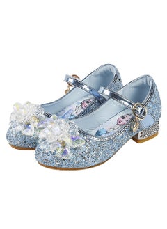 Generic Girls princess shoes new style children's crystal shoes fashionable princess shoes high heel children's shoes little girl performance shoes  - Image 1