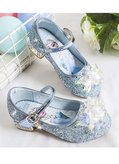Generic Girls princess shoes new style children's crystal shoes fashionable princess shoes high heel children's shoes little girl performance shoes  - Image 2