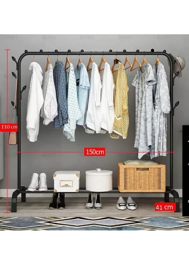 fashionhome Clothes and Shoe Rack with Tree Shaped Holding Hooks - Image 3
