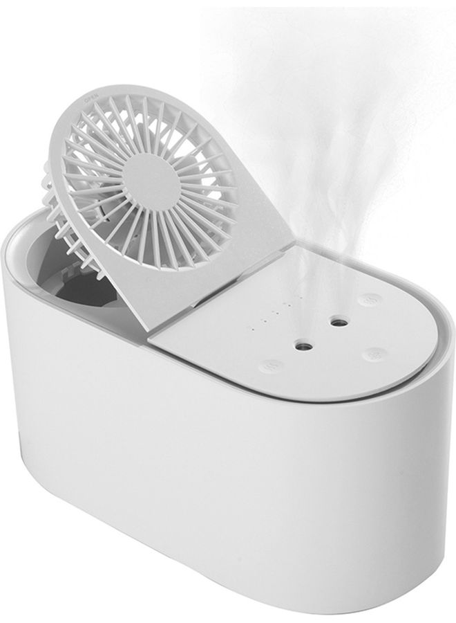 NIBEMINENT Dual Spray Air Humidifier White 24x13x12cm - Image 1