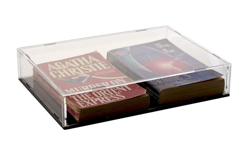 Evron Display Case for Collectibles Assemble Clear Acrylic Box Alternative Glass Case for Display Action Figures Home Storage & Organizing Toys (10.5x7.5x2 inch; 26x19x5 cm) - Image 3