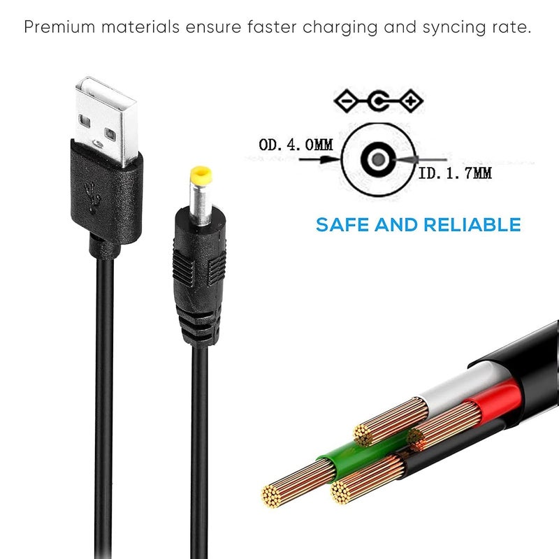 eWINNER Ventilated design eWINNER Replacement PSP Charger Cable Charger Power Cord Compatible with Sony Playstation Portable PSP 1000 2000 3000 Series USB Charging Cord Cable All condition fit - Image 4