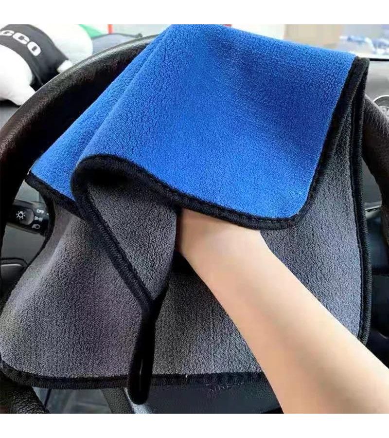 5 Pcs Microfiber Car Washing Towel 800 GSM Quick Drying Soft Double Layer Cleaning Cloth For Windows Mirrors 11 81x23 62 Inch - Image 4