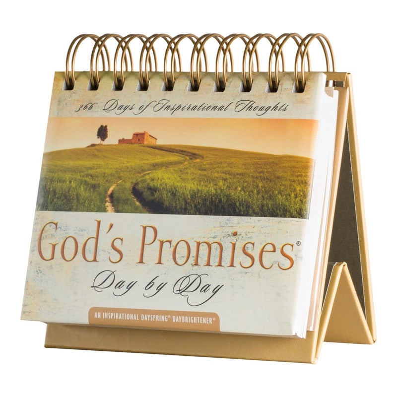 Dayspring God's Promises Day by Day: 365 Days of Inspirational Thoughts - An Inspirational DaySpring DayBrightener - Perpetual Calendar - Image 1