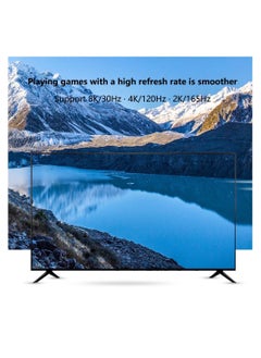 Generic HDMI to Displayport 8K Adapter with USB Power, HDMI 2.1 Female to DP 1.4 Male Converter Support 8K@30Hz/4K@120Hz/2K/144Hz for Xbox One/PS4/PS5/NS  - Image 4