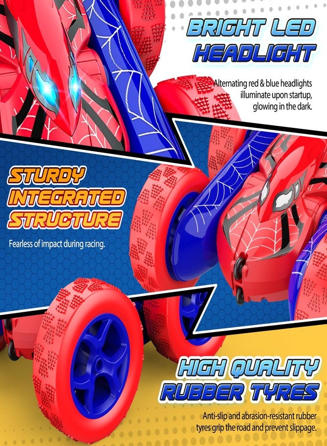 Excitobo Remote Control Car,RC Cars Boys Toys for 3 4 5 6 7 8 9 10 11 12 Year Old Boy Double Sided 360°Flip 4WD Rechargeable Drift RC Race Car Birthday Gifts Easter Basket Stuffers for Kids Age 3-12 - Image 4