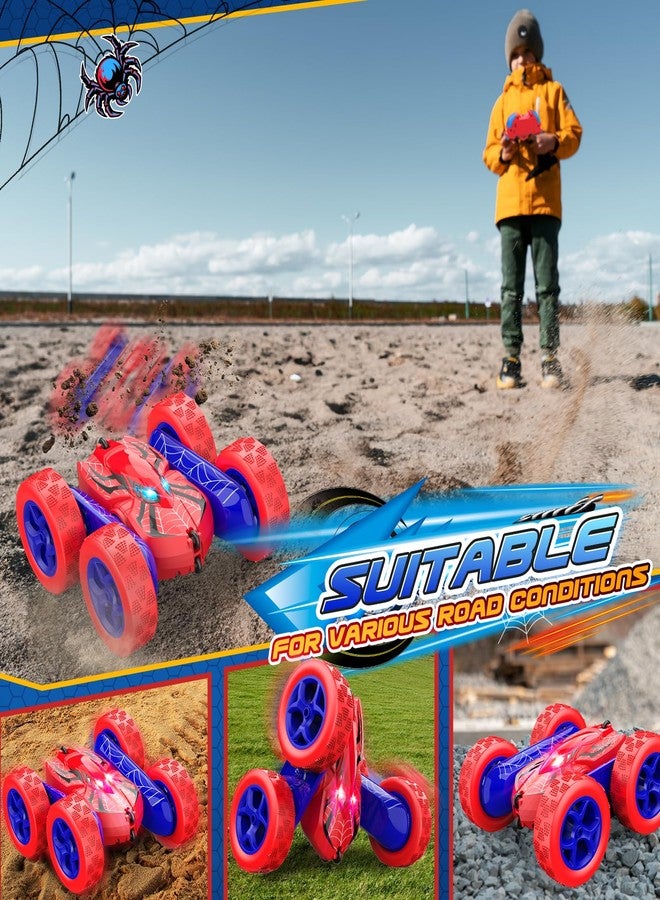 Excitobo Remote Control Car,RC Cars Boys Toys for 3 4 5 6 7 8 9 10 11 12 Year Old Boy Double Sided 360°Flip 4WD Rechargeable Drift RC Race Car Birthday Gifts Easter Basket Stuffers for Kids Age 3-12 - Image 5