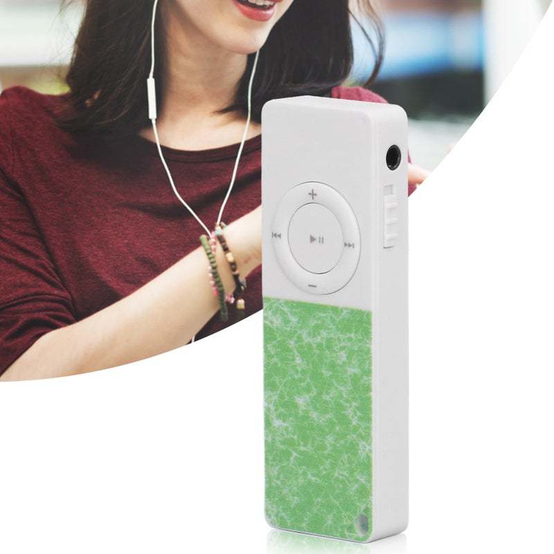MP3 Player Slim Classic Multifunction HiFi Lossless Sound Music Player Supports Up to 64GB Green - Image 5