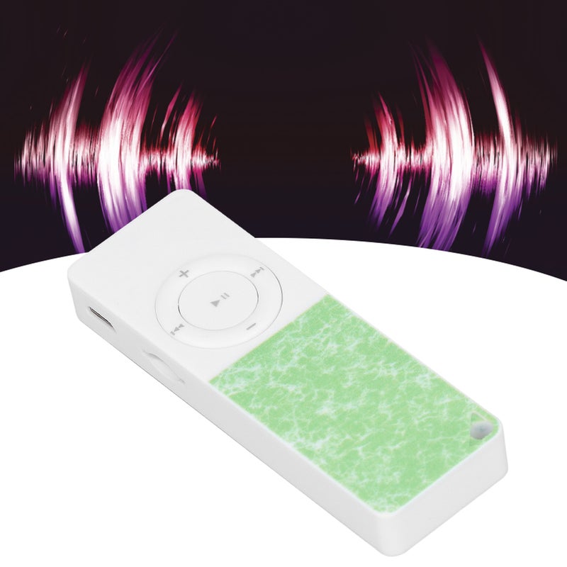 MP3 Player Slim Classic Multifunction HiFi Lossless Sound Music Player Supports Up to 64GB Green - Image 4