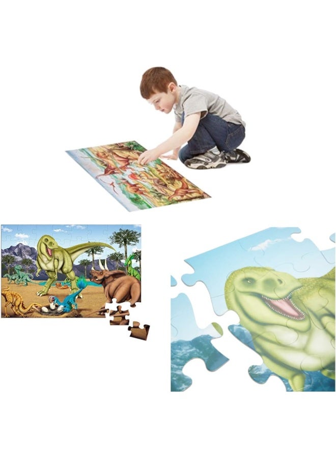 Tu Sun Dinosaur Jumbo Floor Puzzle - Image 1
