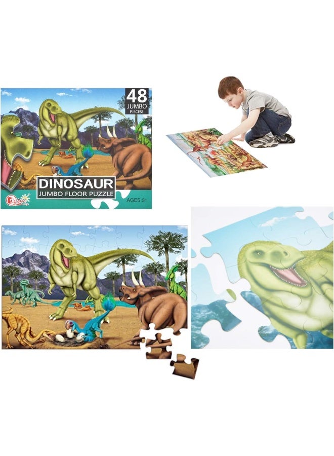 Tu Sun Dinosaur Jumbo Floor Puzzle - Image 2