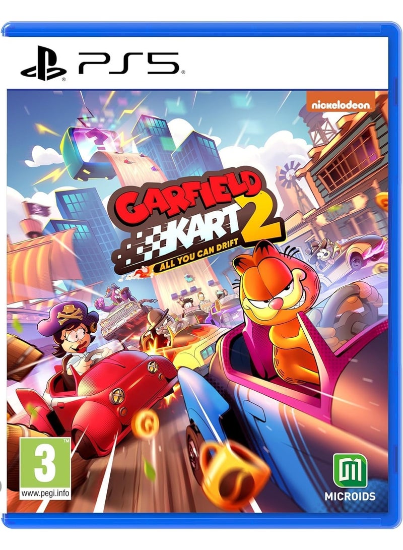 MICROIDS Garfield Kart 2 All You Can Drift for PS5 - PlayStation 5 - New Original - Image 1