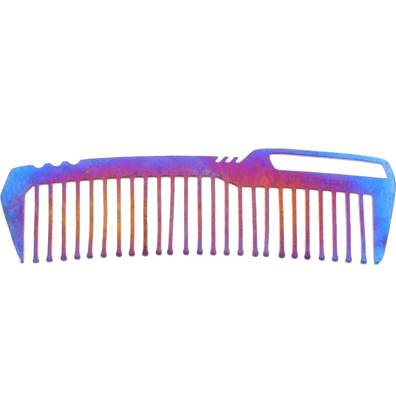 Styling Comb Anti-rust Haircut Comb Titanium Alloy Salon Hairdressing Comb - Image 3