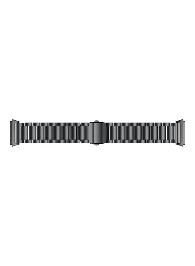 BGM Ionic Stainless Steel Watch Strap For Fitbit Black - Image 3