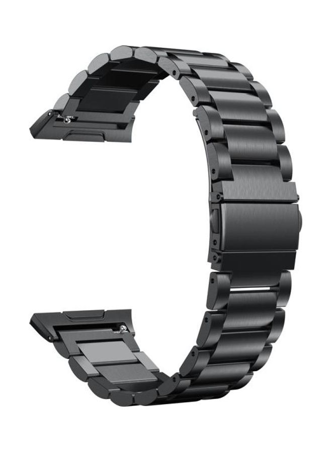 BGM Ionic Stainless Steel Watch Strap For Fitbit Black - Image 2