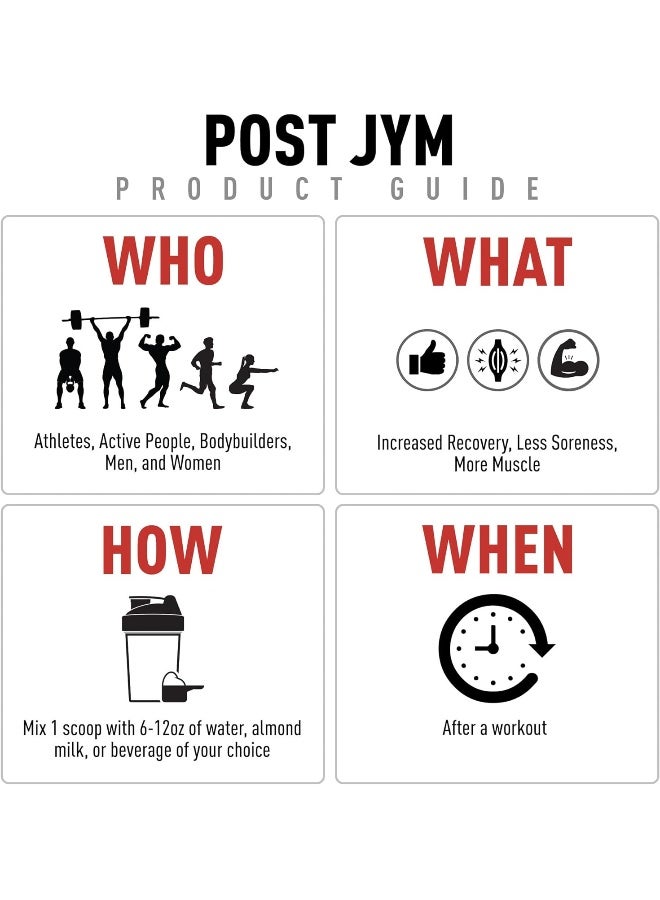 Post Jym Active Matrix - Post-Workout With Bcaa'S, Glutamine, Creatine Hcl, Beta-Alanine, And More | | Mandarin Orange Flavor, 30 Servings, 1.3 Pound (Pack Of 1)