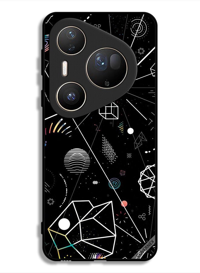 Covernex Huawei Pura 80 Ultra Protective Case Cover Aesthetic Math Wallpaper - Image 1