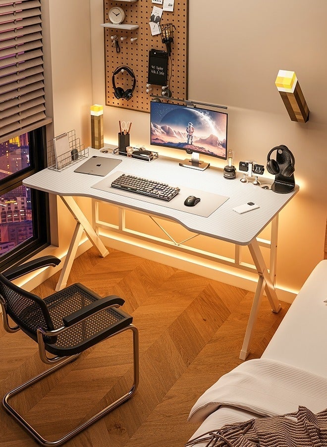 Zanotta Gaming Table,Small Gaming Desk,Ergonomic PC Computer Desk,Computer Table with Carbon Fibre Surface, Kids Desk,Writing Study Desk or Home Office Desks,Ideal for Students and Gamers - Image 3