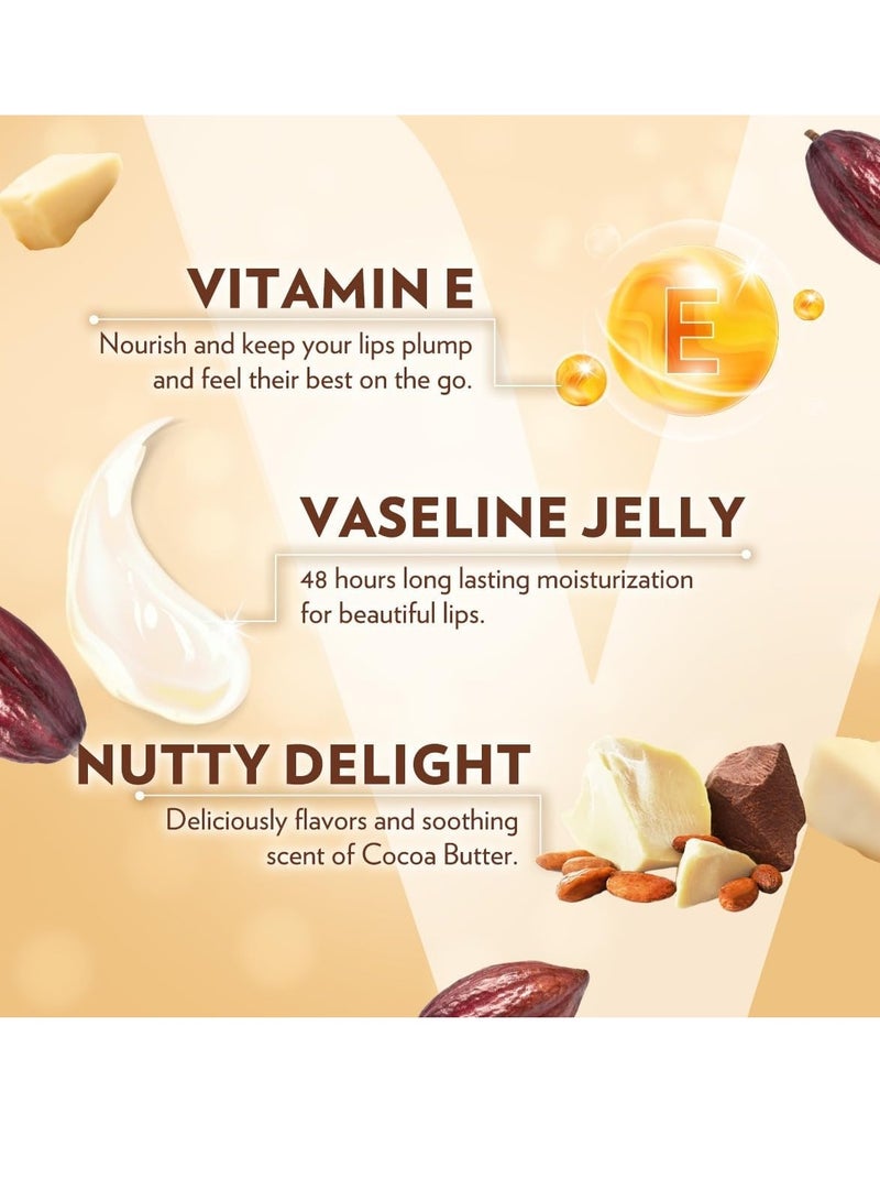 فازلين مرطب شفاه بزبدة الكاكاو، 4.8 جرام - Image 4