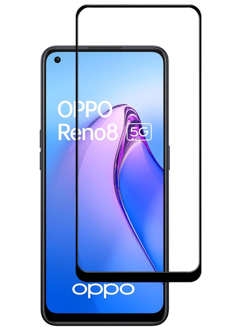 ACLIX Antistatic ESD Dustproof Premium Quality High Definition Tempered Glass Screen Protector Designed For Oppo Reno8 - Image 1