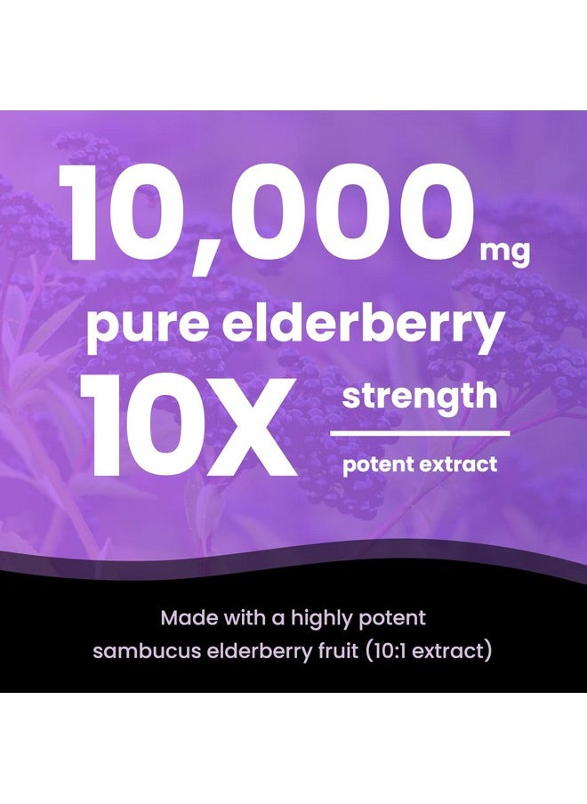 NutraChamps Elderberry Capsules ; 10000Mg Sambucus Elderberry With Zinc And Vitamin C For Adults + Vitamin D3 5000 Iu & Ginger ; 5In1 Antioxidant Immune Support Supplement ; 120 Elderberry Extract Capsules  - Image 4