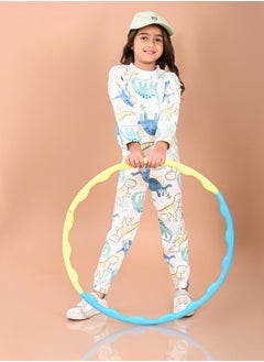 Dinosaur Print Sweatshirt & Joggers Set by Styli