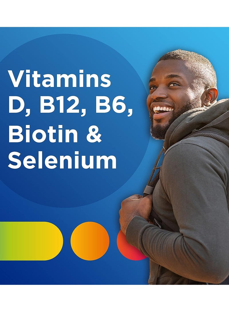 Centrum Multivitamin for Men, Multivitamin/Multimineral Supplement with Vitamin D3, B Vitamins and Antioxidants, Gluten Free, Non-GMO Ingredients - 250 Count - Image 3