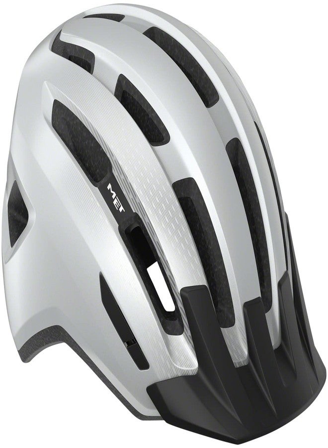 MET Downtown MIPS Helmet, White Glossy, Medium/Large - Image 1