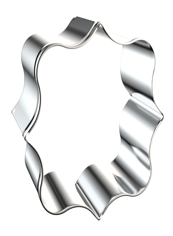 QAAQS Square Plaque Cookie Cutter Set Extra Large - 5 inch, 4 inch, 3 inch, 2 inch - 4 Piece Frame Plaque Cookie Cutters Shapes Molds - Stainless Steel - Image 4