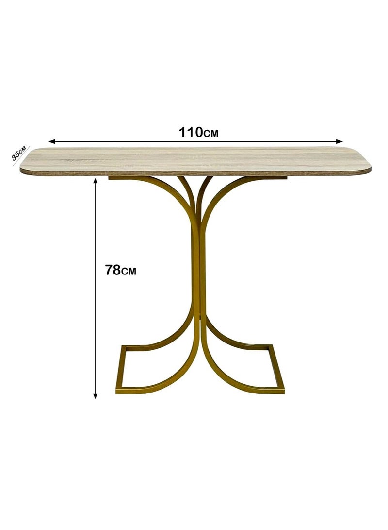 Living Console Table Hallway Unit With Solid Top  110*35*78CM - Image 2