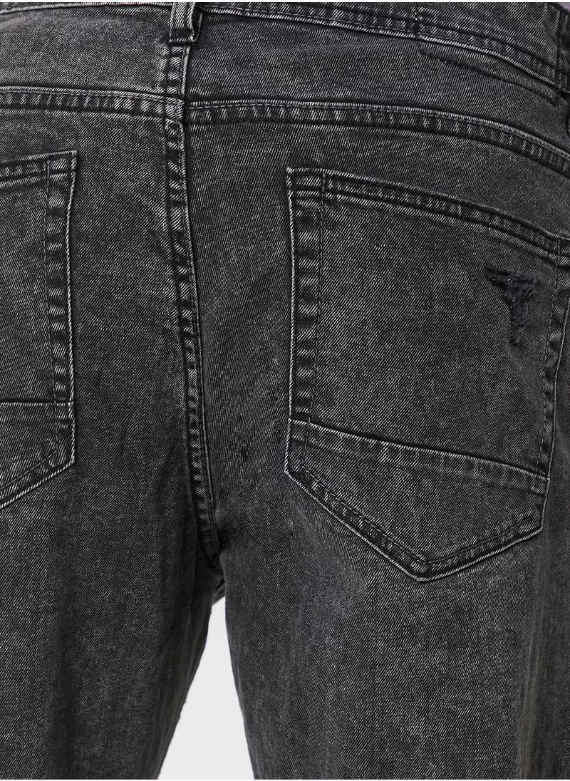 Cotton On Mid Wash Relaxed Fit Jeans