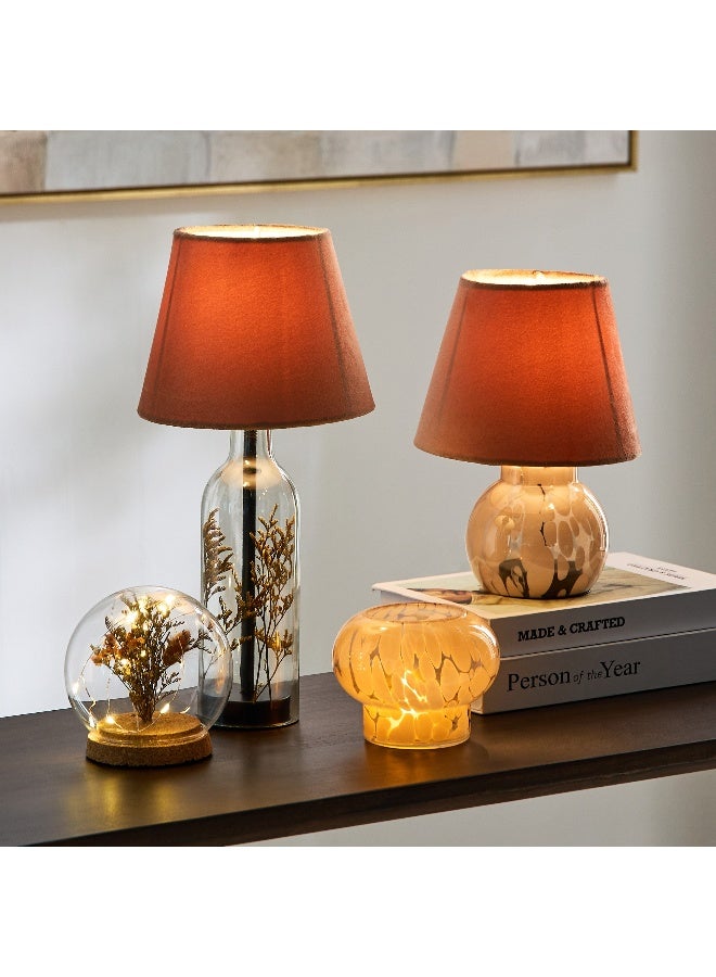 Home Box Auden LED Bulb Lamp with Speckle Glass Base 17.2 x 24 x 17.2 cm - Image 5