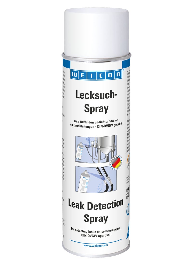 Weicon - Leak Detection Spray 400 ml Easy detection of leaks in pressure lines Oxygen and Co2 foaming not flammable anticorrosive - Image 1