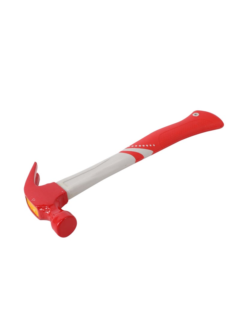 LAWAZIM Claw Hammer -250g- Heavy-Duty Lightweight Hammer with Non-Slip Fiberglass Handle and Precision Claw - for Carpentry, Woodworking, DIY Projects, Construction and Repairs, and Home Improvements  - Image 2