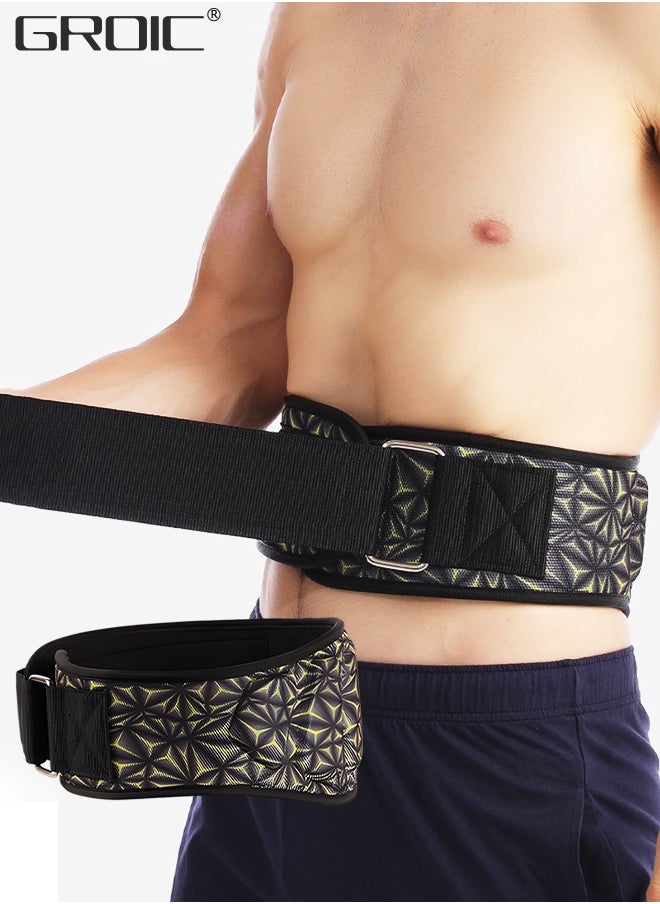 GROIC - Weight Lifting Belt Strength Weightlifting Belt, Weight Belt for Workout on Fitness Equipment, Weight Lifting Back Support Workout belt for Lifting, Fitness, Cross Training and Powerlifting - Image 1